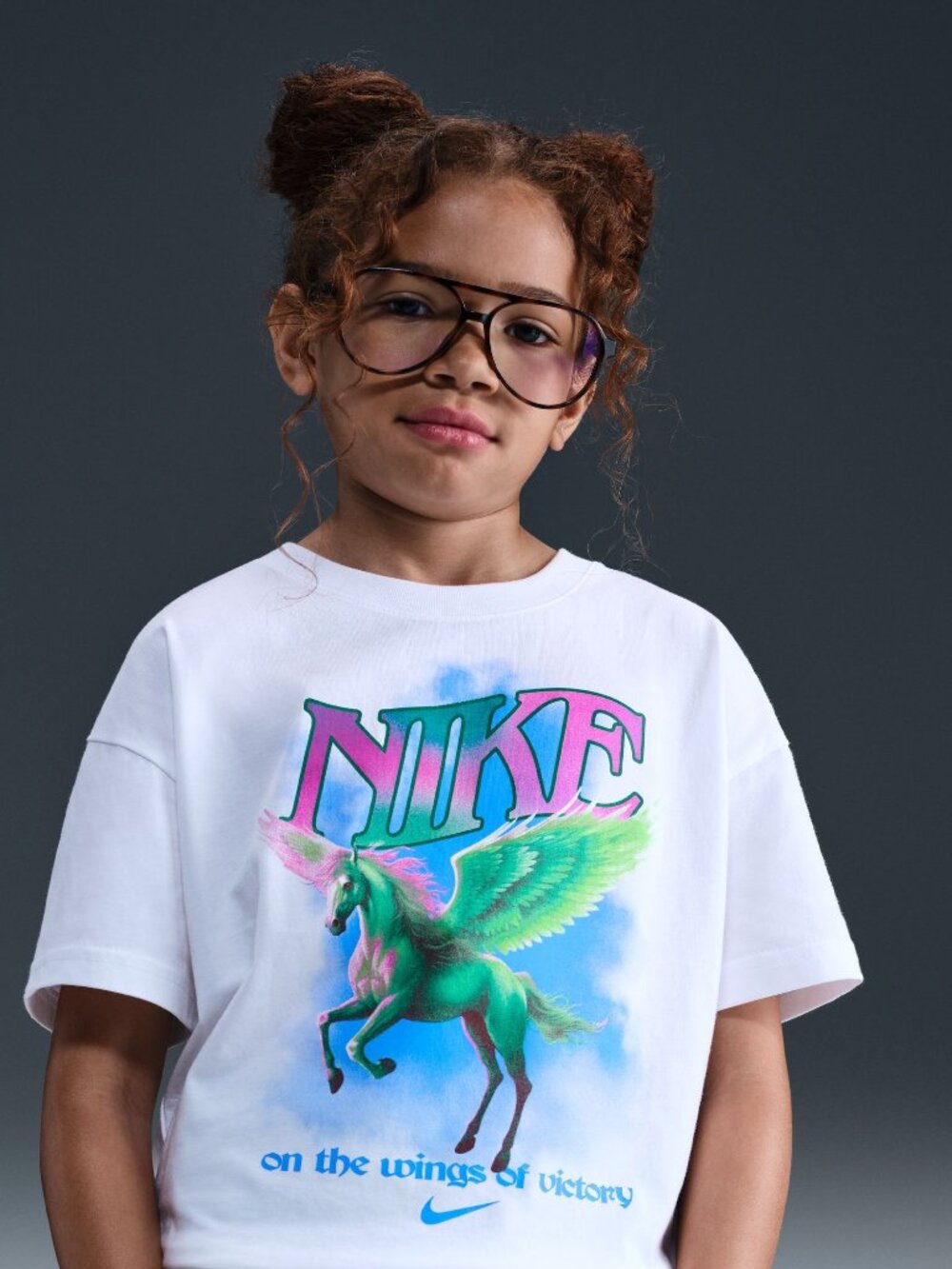 Nike Girl's Sportswear Take Flight Photo Graphic T-Shirt - Picture 6 of 7